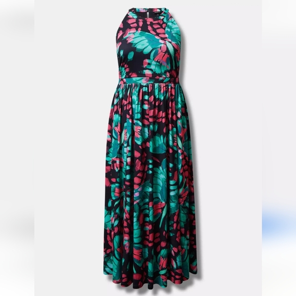 Torrid Maxi Studio Knit Halter Dress - Picture 4 of 12